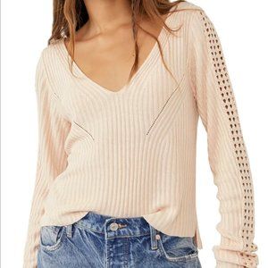 Free People Starlight Ribbed Tunic Sweater (NWT)